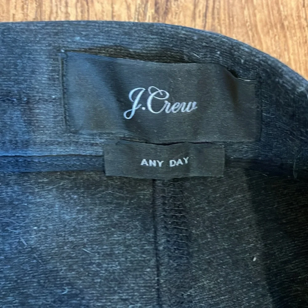 J crew dark grey any day slim fit pants size small old money capsule wardrobe
